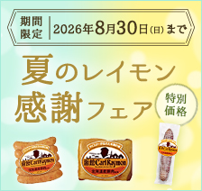 <期間限定>レイモン感謝セール 対象商品が特別価格!2026年8月30日(日)まで